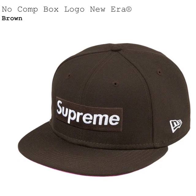 SupremeNewEraNo Camp Box Logo NewEra Supreme