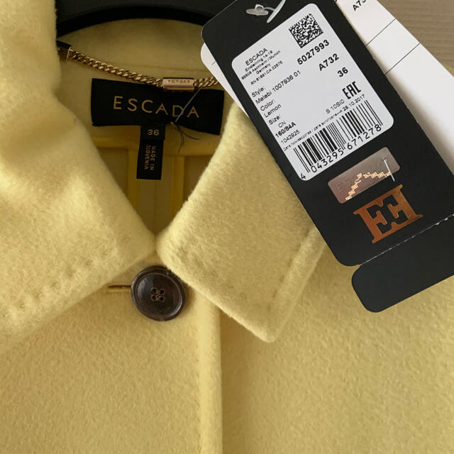 ESCADA(エスカーダ)のESCADA 最高級ライン　新品　春めく！一枚仕立てコート レディースのジャケット/アウター(ロングコート)の商品写真