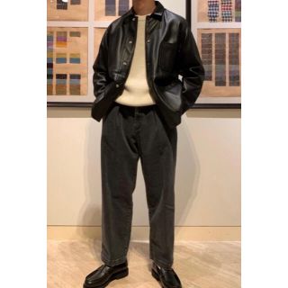 ユナイテッドアローズ(UNITED ARROWS)の【超美品】UNITEDARROWSユナイテッドアローズ　シープレザーカバーオール(レザージャケット)