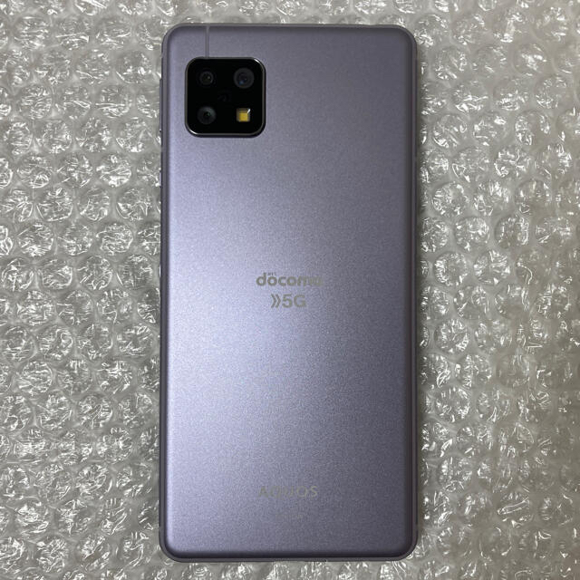 AQUOS(アクオス)のAQUOS sense 5G SH-53A ライラック スマホ/家電/カメラのスマートフォン/携帯電話(スマートフォン本体)の商品写真