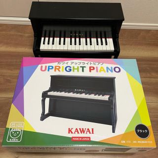 値下げ カワイ アップライトピアノ KAWAI トイピアノ 黒 ブラック(楽器のおもちゃ)