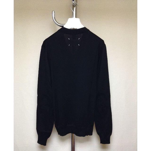 新品 M マルジェラ 19aw エルボーパッチニット 黒 865 - electrabd.com