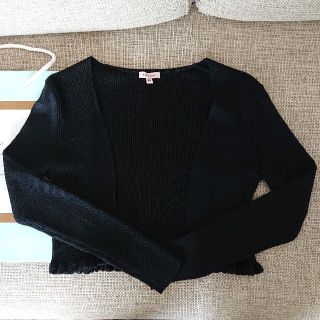 トッカ(TOCCA)のふうこ様専用【美品】TOCCA シルクボレロ黒(XS)(ボレロ)