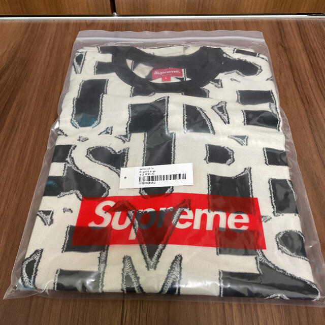 supreme spellout s/s top L 黒 キムタク
