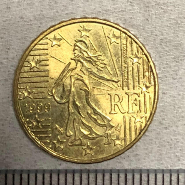 EURO 1999年 フランスデザイン 10セントの通販 by ゆきごろう's EURO 1999年 フランスデザイン 10セントの通販 by ゆきごろう's