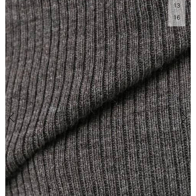 L'Appartement DEUXIEME CLASSE(アパルトモンドゥーズィエムクラス)の【美品】 Rib T/N Knit  定番タートルネック　ニット　アパルトモン レディースのトップス(ニット/セーター)の商品写真