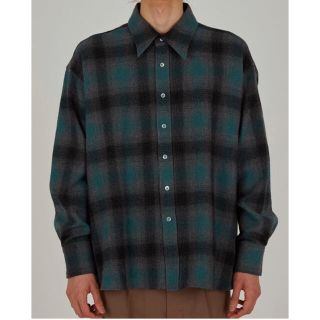 カラー(kolor)のttt_msw 21aw Wool cashmere check shirt(シャツ)