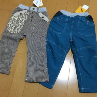 キムラタン(キムラタン)の新品タグ付きキムラタン男児90パンツ2点セット(パンツ/スパッツ)