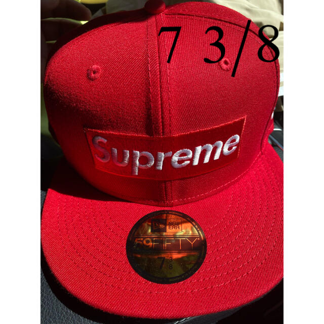 キャップSupreme　No Comp Box Logo New Era® 赤