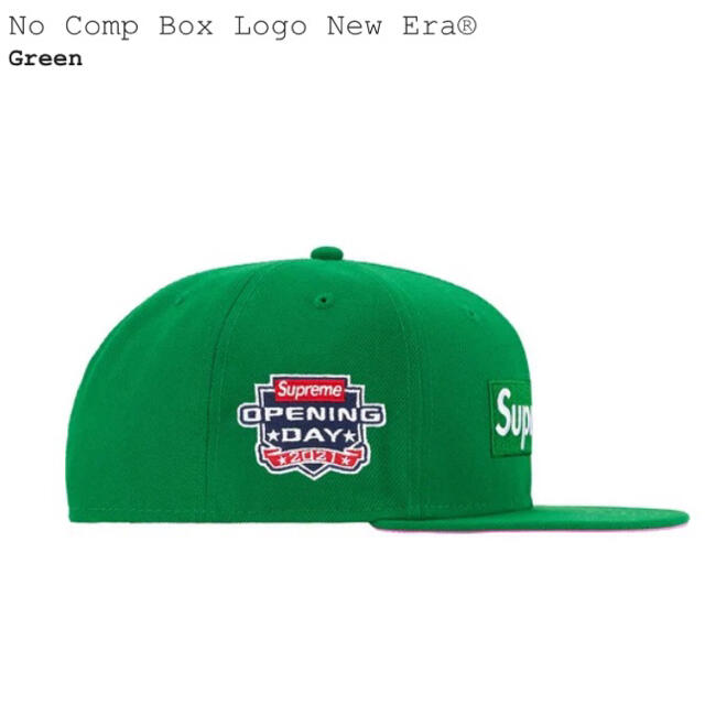 Supreme No Comp Box Logo New Era® GreenGreenSIZE