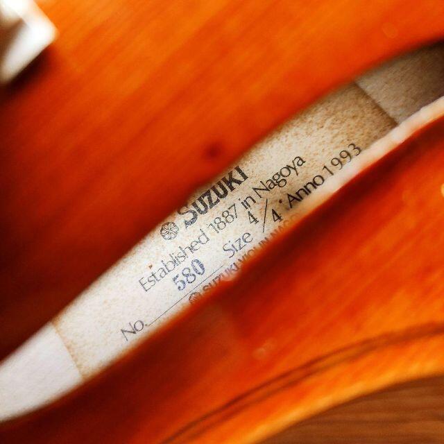 スズキ バイオリン 1993の通販 by シロップ・ヴァイオリン工房｜ラクマ No.580 4/4 最新品特価
