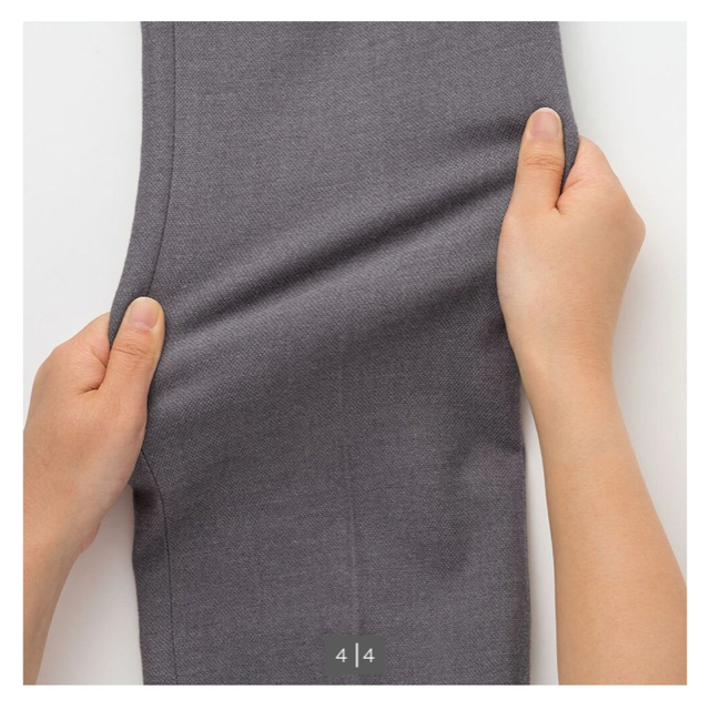 UNIQLO(ユニクロ)のユニクロ　ヒートテックストレッチスリムフィットパンツ（丈標準85cm） メンズのパンツ(スラックス)の商品写真