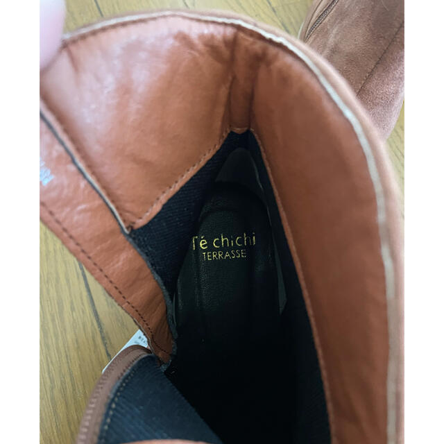 Techichi(テチチ)の【Te chichi TERRASSE】ショートブーツ　ブラウンピンク　Lサイズ レディースの靴/シューズ(ブーツ)の商品写真