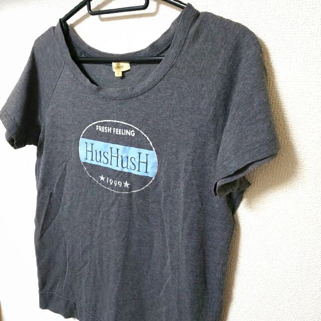 HusHush(ハッシュアッシュ)のHusHusH ハッシュアッシュ 半袖Tシャツ M～L 半袖 Tシャツ トップス レディースのトップス(Tシャツ(半袖/袖なし))の商品写真