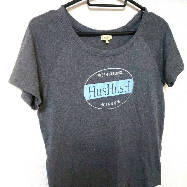 HusHush(ハッシュアッシュ)のHusHusH ハッシュアッシュ 半袖Tシャツ M～L 半袖 Tシャツ トップス レディースのトップス(Tシャツ(半袖/袖なし))の商品写真