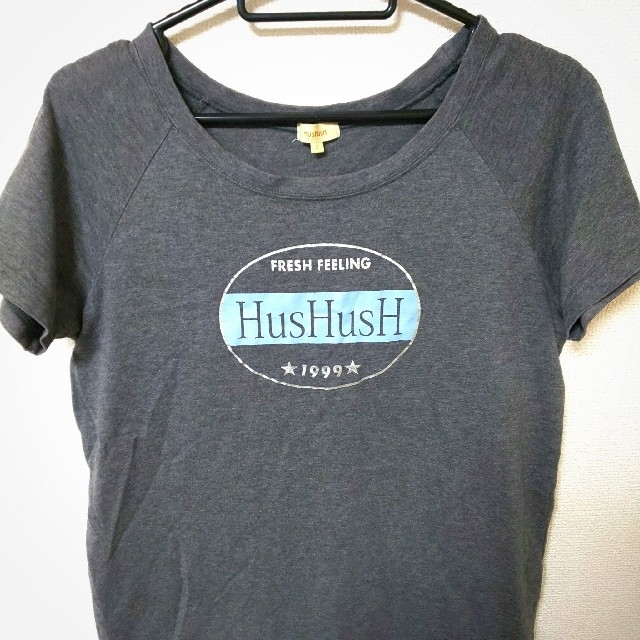 HusHush(ハッシュアッシュ)のHusHusH ハッシュアッシュ 半袖Tシャツ M～L 半袖 Tシャツ トップス レディースのトップス(Tシャツ(半袖/袖なし))の商品写真