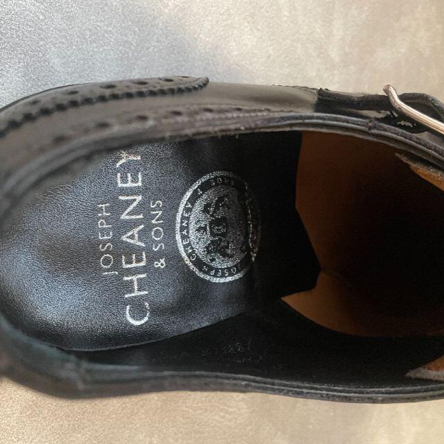 CHEANEY(チーニー)のJOSEPH CHEANEY EAMON R UK6 ウィングチップダブルモンク メンズの靴/シューズ(ドレス/ビジネス)の商品写真