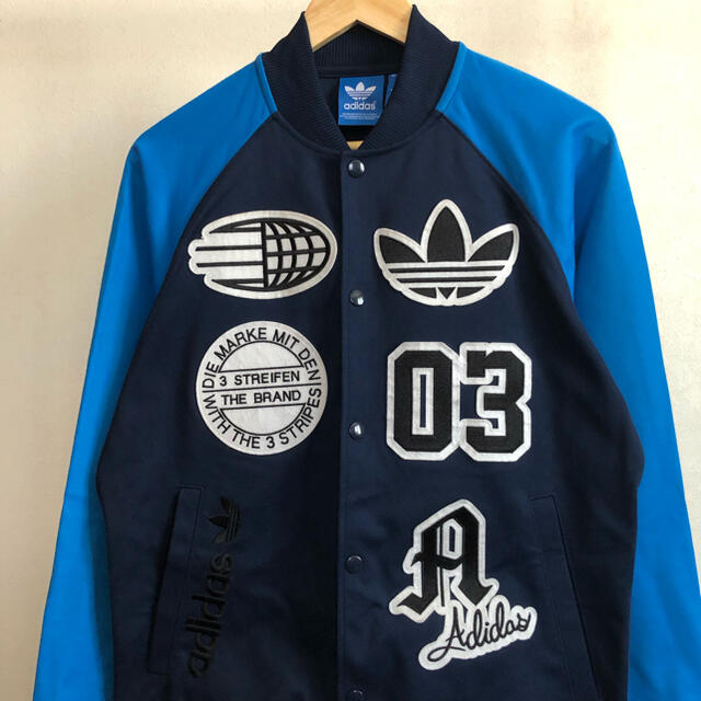adidas - 古着 アディダス スタジャン型トラックジャケット◇Mサイズ