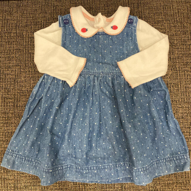 babyGAP(ベビーギャップ)のbabyGAP ジャンパースカート　80 キッズ/ベビー/マタニティのベビー服(~85cm)(ワンピース)の商品写真