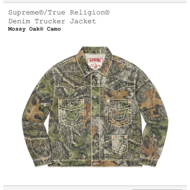 Supreme(シュプリーム)のSupreme×True Religion Denim Jacket L メンズのジャケット/アウター(Gジャン/デニムジャケット)の商品写真