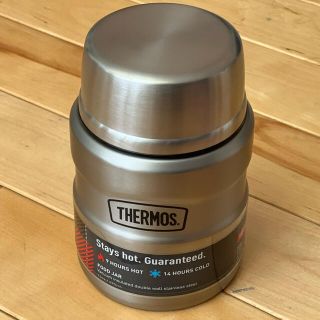 サーモス(THERMOS)のThermos サーモス ステンレスキング・シルバー・フードジャー(0.45L)(弁当用品)