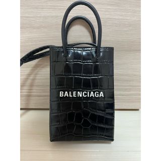 バレンシアガ(Balenciaga)のバレンシアガ　BALENCIAGA  ショッピング フォンフォルダーバッグ(ショルダーバッグ)