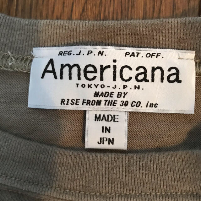 Americana Tシャツ　オリーブ 1