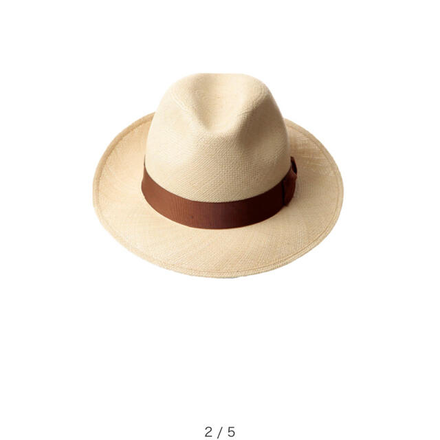 Borsalino(ボルサリーノ)のBorsalino パナマハット　ブラウン　ミドルブリム メンズの帽子(ハット)の商品写真