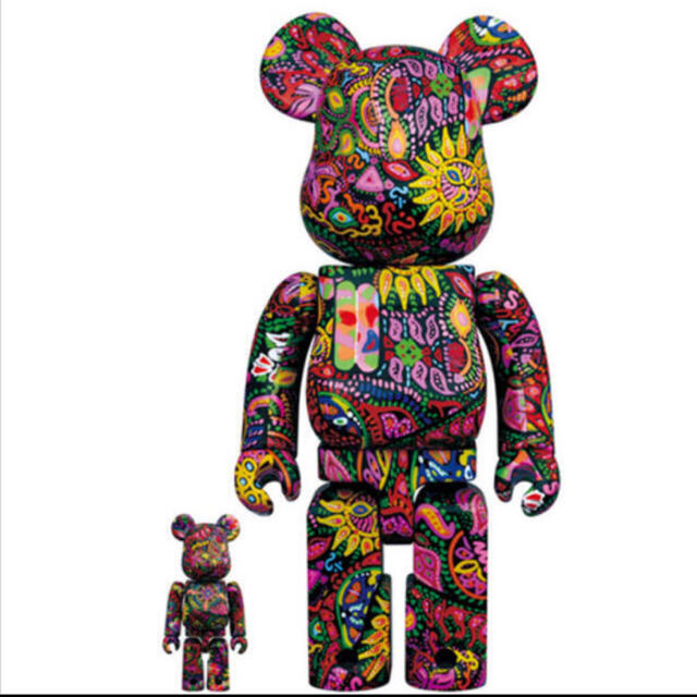 BE@RBRICK Psychedelic Paisley 100％&400％