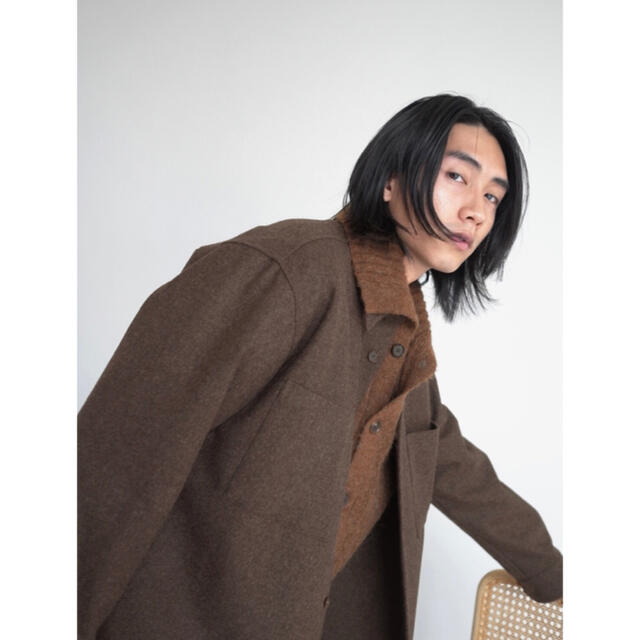 極美品 SUPER MILLED SHETLAND WOOL COAT