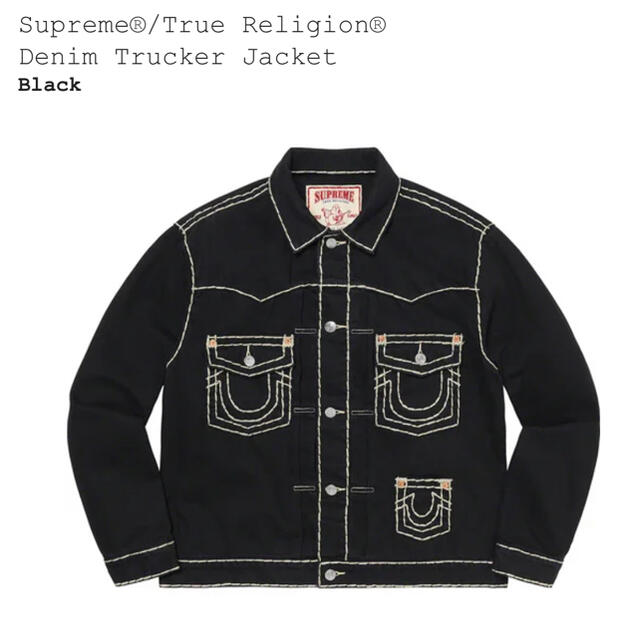 Supreme/TrueReligion/DenimTruckerJacket - Gジャン/デニムジャケット