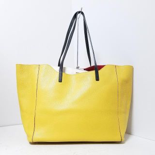 フルラ(Furla)のフルラ トートバッグ - イエロー×白×黒(トートバッグ)