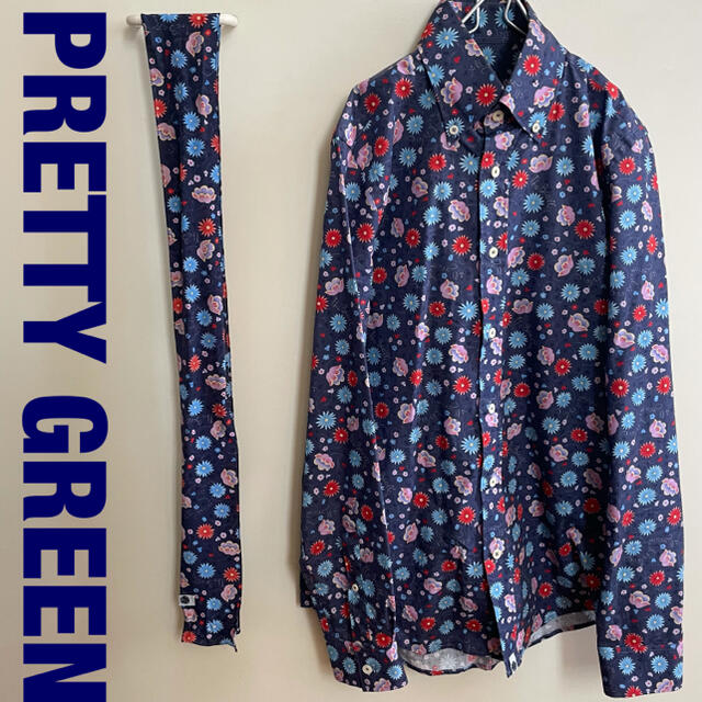 pretty green × THE Beatles 花柄 シャツ スカーフ オンラインストア