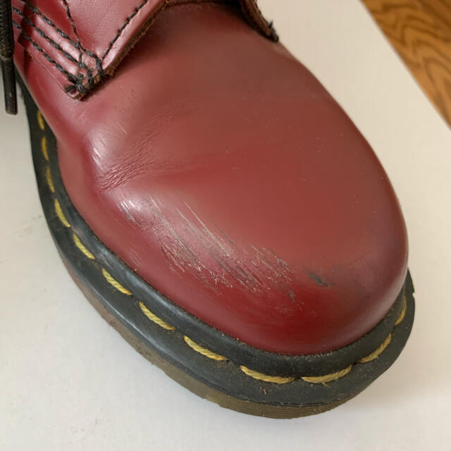 Dr.Martens(ドクターマーチン)のドクターマーチン チェリーレッド 10ホール UK4 レディースの靴/シューズ(ブーツ)の商品写真