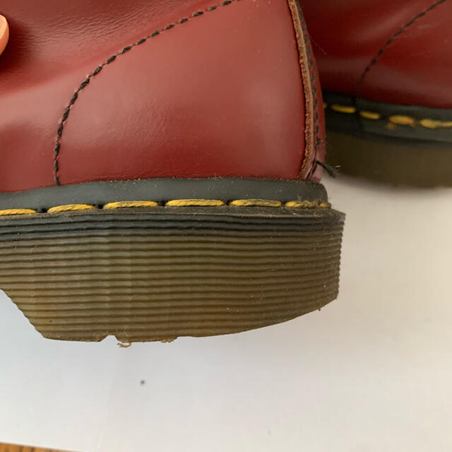 Dr.Martens(ドクターマーチン)のドクターマーチン チェリーレッド 10ホール UK4 レディースの靴/シューズ(ブーツ)の商品写真