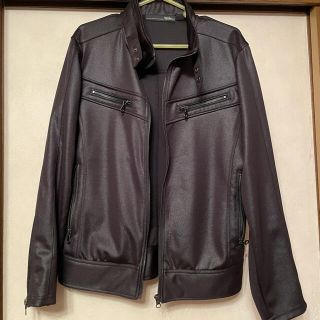 モッシモ(MOSSIMO)のMOSSIMO ライダースジャケット レザージャケット(ライダースジャケット)