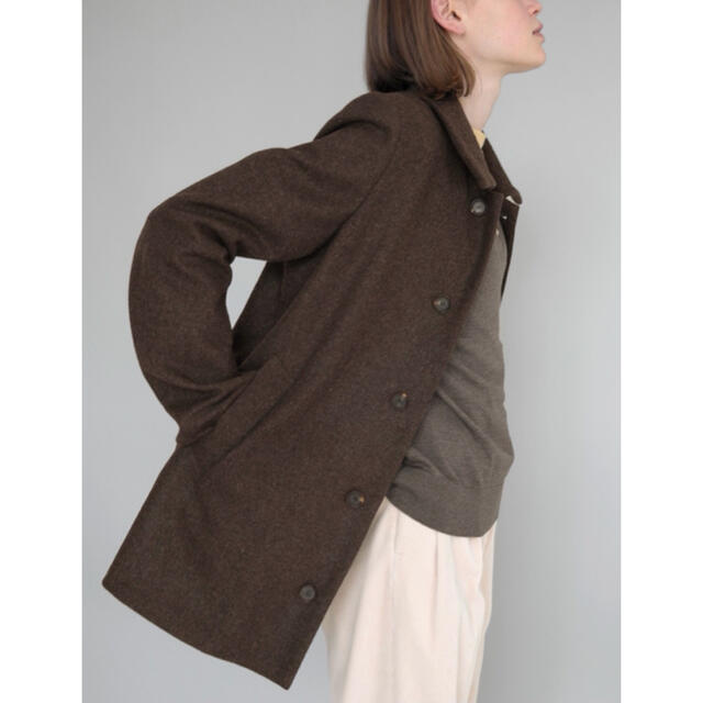 正規取扱店】 オーラリーSUPER MILLED SHETLAND WOOLHALF COATの通販