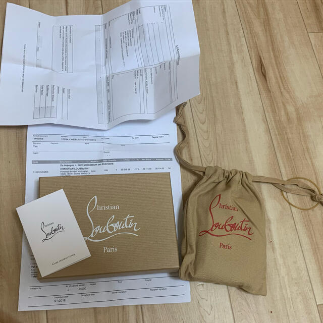 Christian Louboutin(クリスチャンルブタン)のChristian Louboutin ミニウオレット 三つ折財布 メンズのファッション小物(折り財布)の商品写真