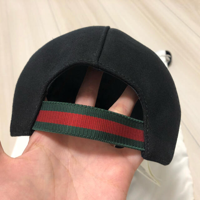Gucci(グッチ)のグッチ　キャップ　帽子　Sサイズ　ブラック レディースの帽子(キャップ)の商品写真