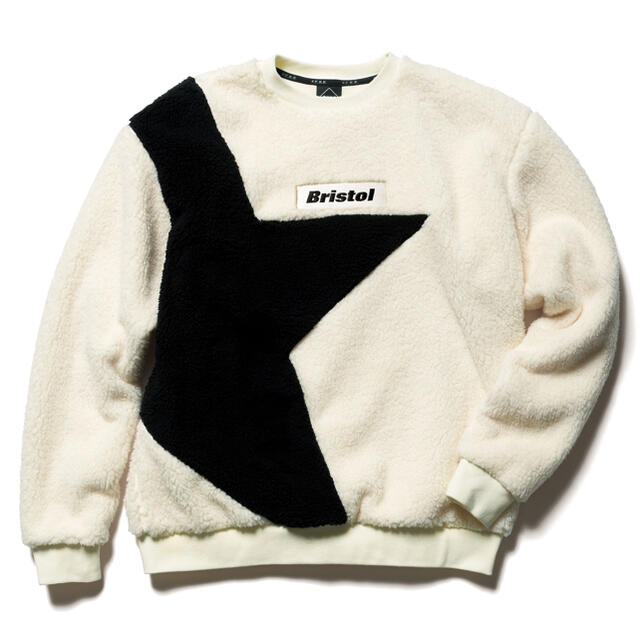 F.C.R.B. SHERPA FLEECE CREWNECK TOP F.C.R.B. SHERPA FLEECE CREWNECK TOP