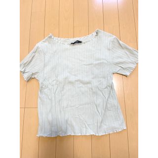 ダブルクローゼット(w closet)のダブクロ　トップス(カットソー(半袖/袖なし))