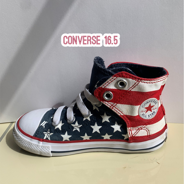 CONVERSE(コンバース)の最終値下げ [限定版]CONVERSE ALL STAR KIDS 16.5cm キッズ/ベビー/マタニティのキッズ靴/シューズ(15cm~)(スニーカー)の商品写真