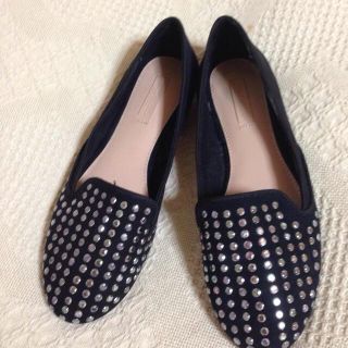 ザラ(ZARA)のZARA   スタッズシューズ(ローファー/革靴)