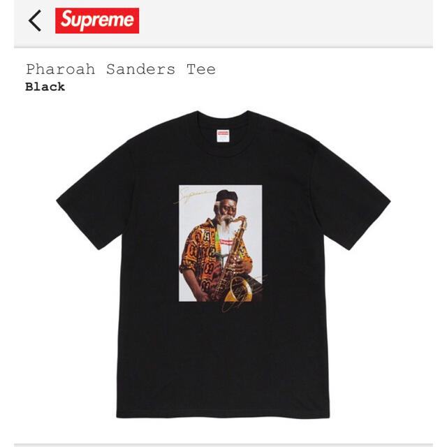 Tシャツ/カットソー(半袖/袖なし)Pharoah Sanders Tee SUPREME ファラオ パープル L