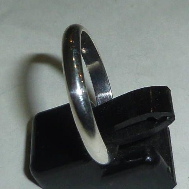 シルバー９２５　甲丸リング　19号 メンズのアクセサリー(リング(指輪))の商品写真