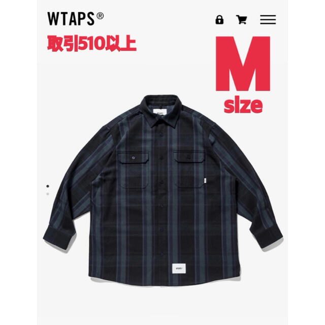 21AW WTAPS DECK LS ヘヴィーフランネルチェックシャツ - シャツ