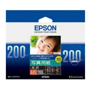 エプソン(EPSON)のエプソン  写真用紙 光沢 L版 170枚入り ☆説明読んでください(写真)