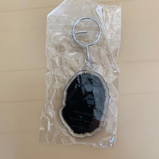 A BATHING APE(アベイシングエイプ)のBape キーホルダー(Bapeヘッド-黒) メンズのファッション小物(キーホルダー)の商品写真