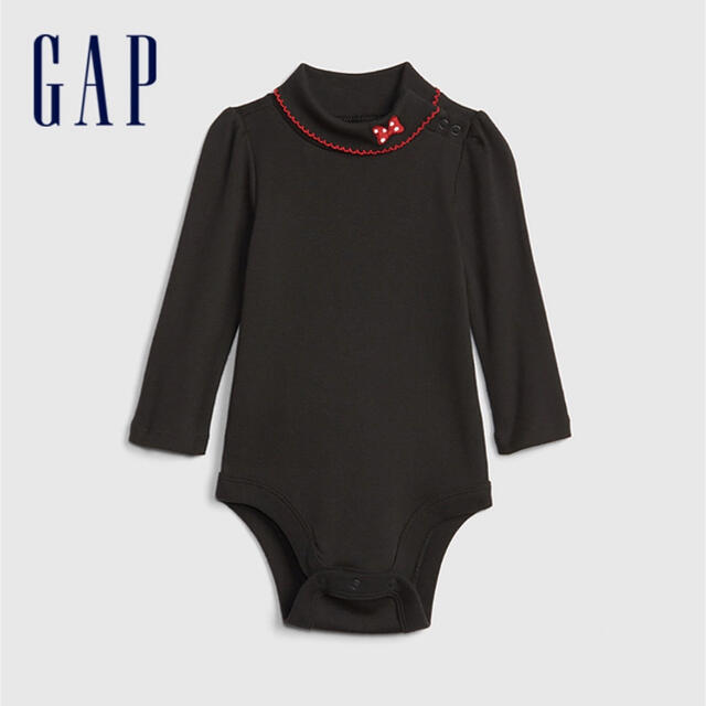 babyGAP(ベビーギャップ)の新品　babyGAP モックネック　ミニー　ボディスーツ　70cm キッズ/ベビー/マタニティのベビー服(~85cm)(肌着/下着)の商品写真