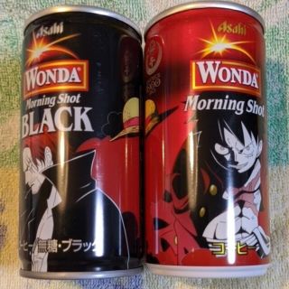 アサヒ(アサヒ)のWONDA × ONE PIECE、シャンクス、ルフィ(コーヒー)